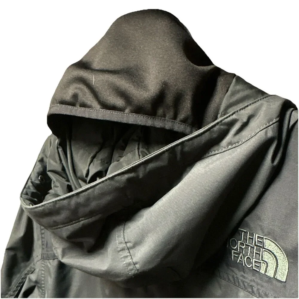 The North Face 550 Down Jacket Men’s M Black Hooded Goose Down Winter Parka